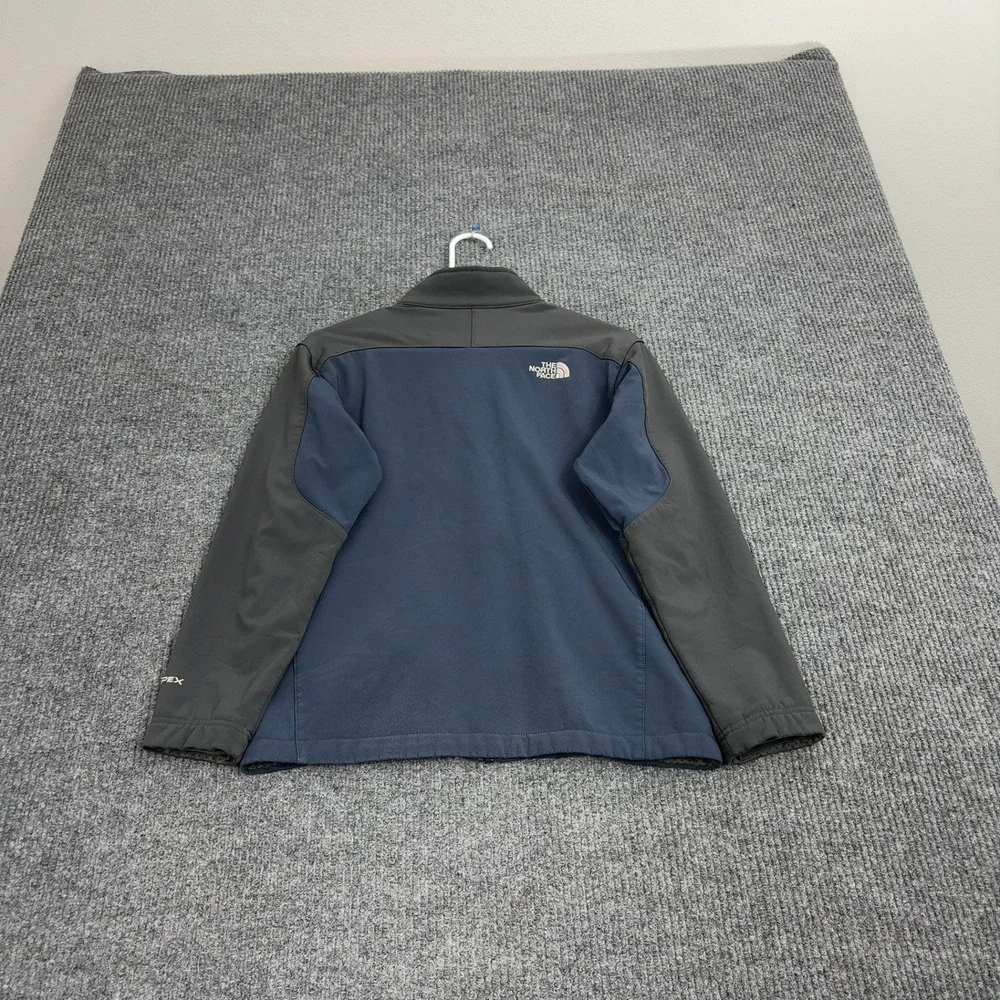 The North Face Jacket Boys L Blue Softshell Apex Fleece Lined Gorpcore‎ Outdoor